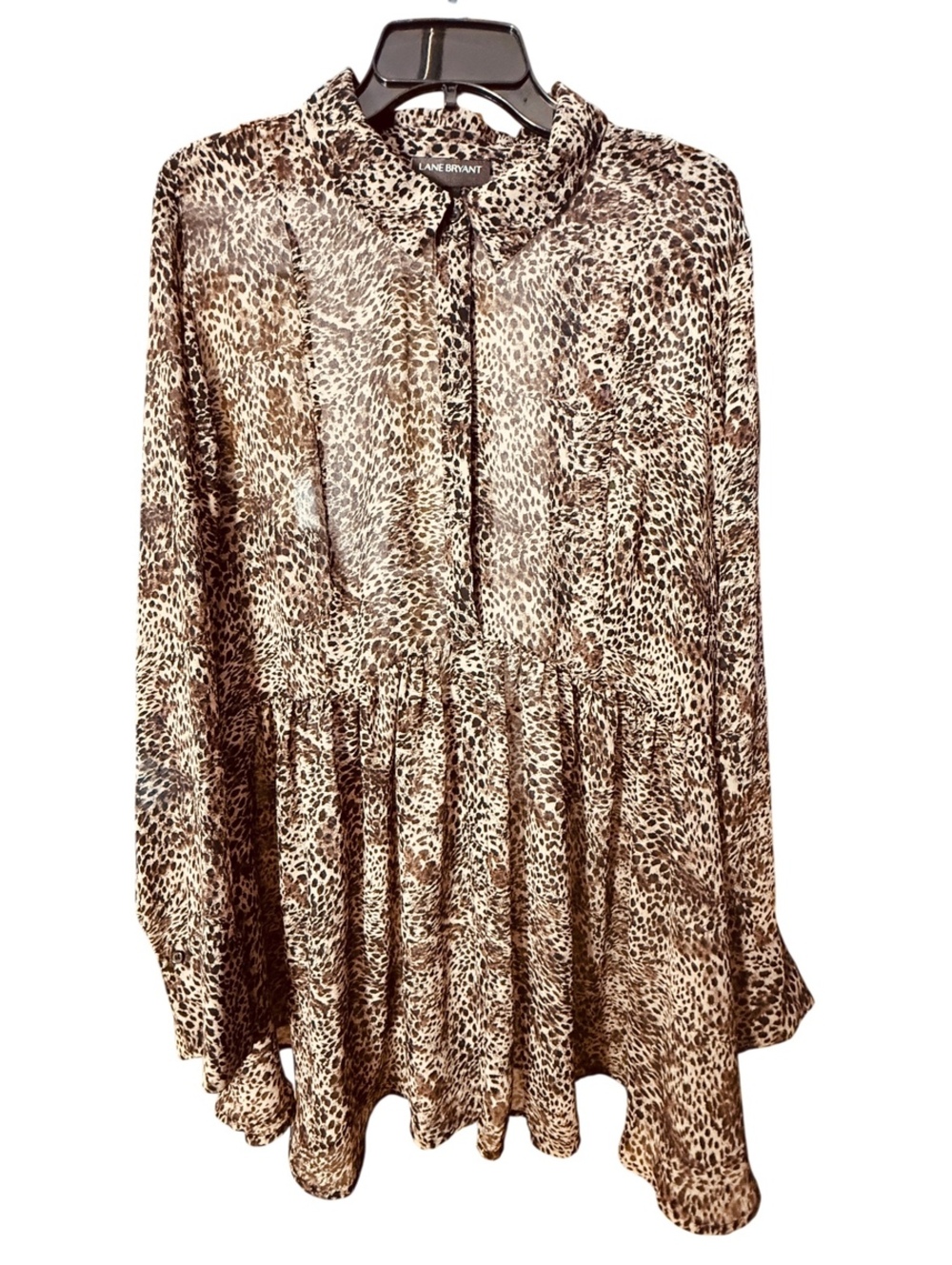 Lane Bryant Animal Print Babydoll 22/24